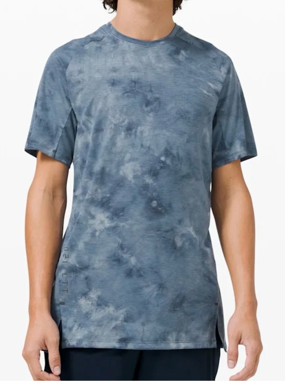 Lululemon Always Agile Short Sleeve Diamond Dye Navy - Size M